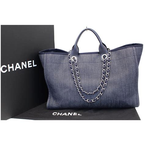 chanel bag off the chanel swag|chanel denim shopping bags.